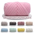 thumbnail image 2 of AIGIA Chunky Yarn Giant Wool 2.2LBS Super Soft Washable Arm Extreme Bulky for Knitting DIY Throw Sofa Bed Blanket Pillow Pet and Fence, 2 of 9