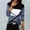 Sky Blue, variant on Sweaters For Women Sevevn Women's Casual Geometry Printed T-Shirt Long Sleeve Blouse Round Neck Casual Sweater