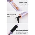 thumbnail image 2 of Tignapoo Automatic Dual-Purpose Hair Curler & Straightener with 3 Heat Settings, Bi-Directional Rotation, Pink, US Plug, 55W Power, Includes Hairpins & Comb, 2 of 7