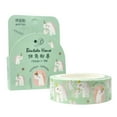 thumbnail image 5 of Wrapables Gold and Silver Foil Washi Masking Tape, 15mm x 5M, Unicorns, 5 of 5