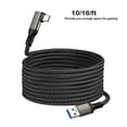 thumbnail image 3 of Compatible for Oculus Quest 2 Link Cable 16FT, VR Headset Cable for Oculus Quest 2 / Quest 1, USB 3.0 to TYEE C High Speed Data Transfer Charging Cord for Gaming PC & USB C Chargers, 3 of 6
