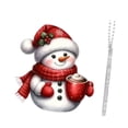 thumbnail image 4 of 2x árbol De Navidad Muñeco De Nieve Colgante Colgante Decoración De Muñeco De Nieve De Navidad Para Puerta Chimenea Estilo A, 4 of 8