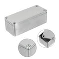 thumbnail image 2 of Effect Aluminum Box Metal Electric Case Instrument Silver Enclosure Project Box, 2 of 10
