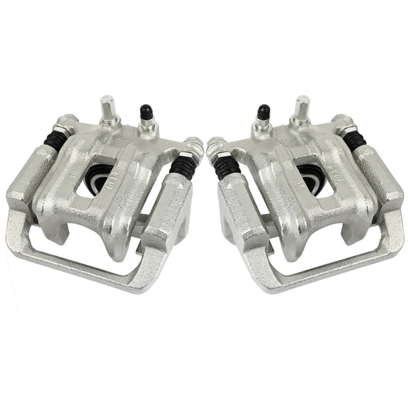 2PCS Rear Driver & Passenger Side Disc Brake Calipers (w/Bracket) 1 Piston 2012-2015 for H-onda Crosstour 3.5L 2007-2016 for H-onda CR-V 2.4L