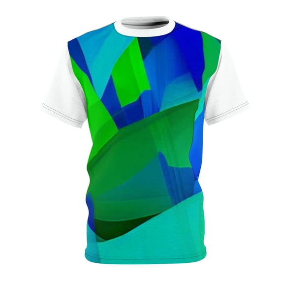 Blue Green Wave AOP T-Shirt (S-3XL)