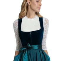 QHFBli Womens Oktobertfest Dirndl 2 Piece Authentic Dirndl for Bavarian Carnival Oktoberfest Dress German Trachten Dirndl