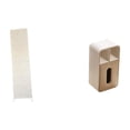 thumbnail image 1 of Pantalla para lámpara de pie de salón y funda rectangular multiusos para caja de pañuelos, soporte para mando a distancia de oficina y dispensador de, 1 of 8