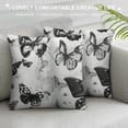 thumbnail image 3 of Chilfamy Butterflies Print Pillow Covers for Couch Square Style 1PC 18x18in, 3 of 5