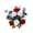 H001- Red, variant on White Roses Artificial Flowers, Faux White Flowers, Flowers Artificial, Artificial Flower Bouquet, Red White and Blue decorations, Patriotic decor, Memorial Day decorations,
