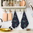 thumbnail image 3 of Boho Magic Celestial Space Butterflies Herbs Witchy Aesthetic Kitchen Towels with Hanging Loop, 16x24 Inch Dish Towels Bathroom Hand Towels Set of 2 Soft Absorbent Tea Towels, 3 of 5