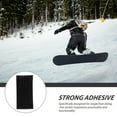 thumbnail image 3 of HONMEET 1 Sheet Snowboard Stop Pad Snowboard Anti-slip Accessory Black PVC for Ski Board, 3 of 8