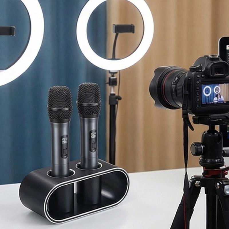 CEORPER Desktop Microphone Storage Holder Stand For Microphone Fashionable