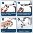 thumbnail image 4 of Increase Water Pressure Faucet Extender, Robotic Arm Delivers Efficient Cleaning With A Playful Fountain Effect, 4 of 7