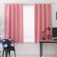 thumbnail image 4 of Dreamy Blackout Curtain Panels, Thermal Insulated for Kids' Rooms, Noise Reduction, Energy Saving, Twinkle Star Motifs, Convenient Care (Set), 4 of 8