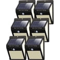 thumbnail image 1 of Hongchun Outdoor Solar Light Motion Sensor, Waterproof Outdoor Solar Light Wireless 3 Modes Solar LED Spotlight Solar Powered Outdoor Lighting for Garden Decoration【6 Pack of 230 LED Lights】, 1 of 5