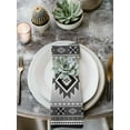 thumbnail image 3 of nqOlkjepod Gray Aztec Cloth Napkins Set of 8 Reusable Dinner Napkins, Bohemian Southwest Country Ethnic Art Cocktail Napkin Washable Table Napkins for Wedding/Holiday Party/Baby Shower 20"x20", 3 of 8