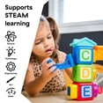 thumbnail image 2 of Baby Einstein Relier & Apprendre Blocs d'Activités Magnétiques, 2 of 8
