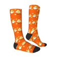 thumbnail image 4 of Lsque Bee Happy Sunflower Gnomes Printed Crew Socks Men's Women's LightWeight Thin Casual Calf Socks ,Knee High Socks,Cotton Socks, 4 of 9
