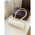 thumbnail image 4 of Bolso de cuero para las axilas para mujer, nuevo bolso tipo salchicha de color liso, bolso cruzado de mano con asa larga, moda 2024, 4 of 4
