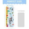 thumbnail image 4 of OTHWAY Shark Baby Bath Mat for Tub for Kids, 40x16 Inch Cartoon Extra Long Non-Slip Shower Mat with Suction Cups, Drain Holes & Machine Washable - Baby Shower Gift, 4 of 9