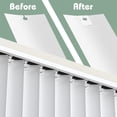 thumbnail image 3 of 20 Pcs Blind Fixer Tabs,Vertical Blinds Repair Kit,Upgrade Blinds Replacement Parts,Upgrade Vertical Blinds Repair Kit,Blind Fixer Tabs for Sliding Door Blinds Replacement Slats (Clear), 3 of 8