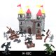 thumbnail image 3 of 19 unids Deluxe Men Battle Playset Pretend con / Dragones Vehículos Accesorios de plástico Castle Base Set para Boys Regalos de Hugo Juego de hombres del ejército, 3 of 4