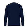 thumbnail image 2 of Ceisia Men Color Block Long Sleeve Zipper Casual Daily Outdoor Versatile Gift Fashion Athletic Top, 2 of 5