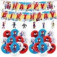 thumbnail image 5 of Spidey And His Amazing Friends Birthday Decorations Tableware Kit Plates Cups Tablecloth Backdrop Balloons Child Party Supplies, 5 of 5