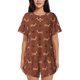 thumbnail image 1 of Balery Dachshund Dog Puppy Conjunto de Pijama para Mujer con Estampado, Dos Piezas de Manga Corta y Shorts, Ropa de Dormir Suave con Cuello Redondo y Bolsillos-Large, 1 of 6