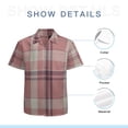 thumbnail image 7 of High Quality Hawaiian Shirts for Men Short Sleeve Aloha Beach Shirt Floral Summer Casual Button Down Shirts Blouses UPY2BY, 7 of 7