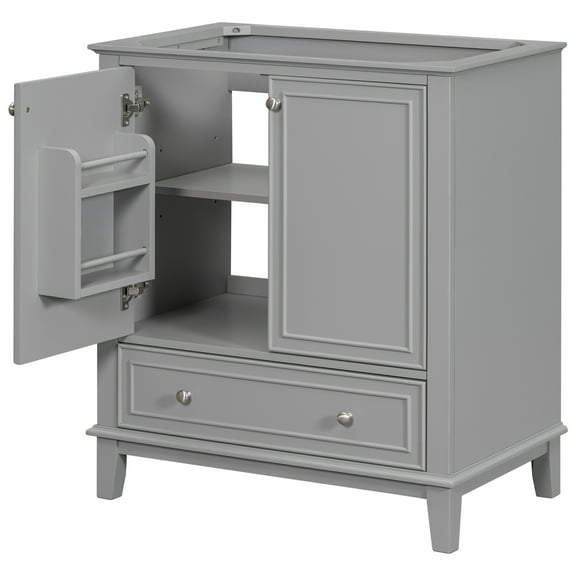 Fulvari 30" Bathroom Storage Cabinet With Adjustable Shelf & Drawers (Sink NOT Included)