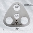 thumbnail image 2 of GOLDACE Equipo y equipo de camping de acero inoxidable – Juego de accesorios de cocina para fogatas – Utensilios de cocina redondos portátiles irradiados – Utensilios de cocina para camping con horno, 2 of 5