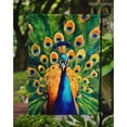 thumbnail image 3 of Peacock Garden Flag 11.25 in x 15.5 in, 3 of 5