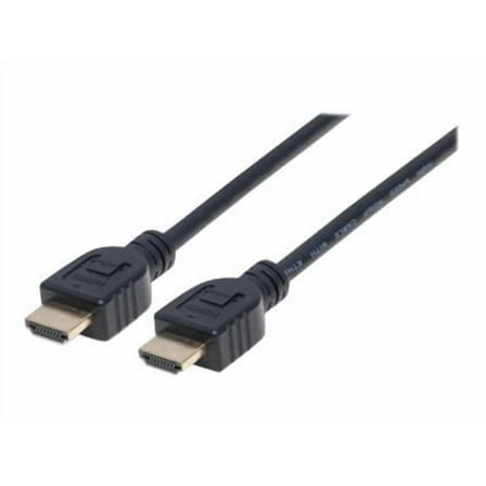 Manhattan 3ft CL3 High Speed HDMI Male to Male Cable with Ethernet, Black