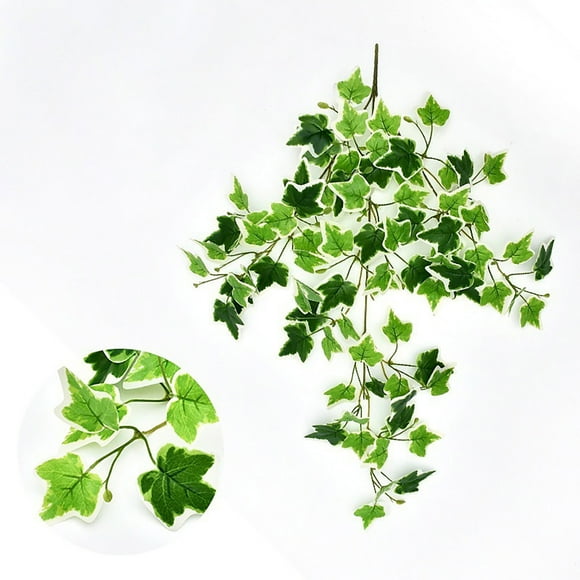 Décoration Murale Végétale Artificielle - Plante Artificielle en 3D avec Feuilles en Plastique Réaliste - Décoration Murale, JKODE