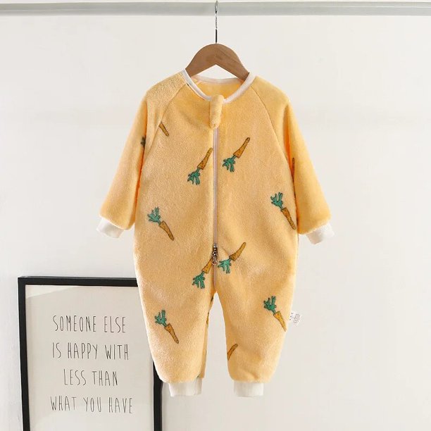 Pijamas de franela gruesa de una pieza para niños y niñas, ropa de casa, manta de lana para bebés, pijamas para dormir, Primavera, Otoño e Invierno