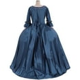 thumbnail image 4 of Women's Queen Marie Antoinette Rococo Ball Gown Gothic Victorian Dress, 4 of 7