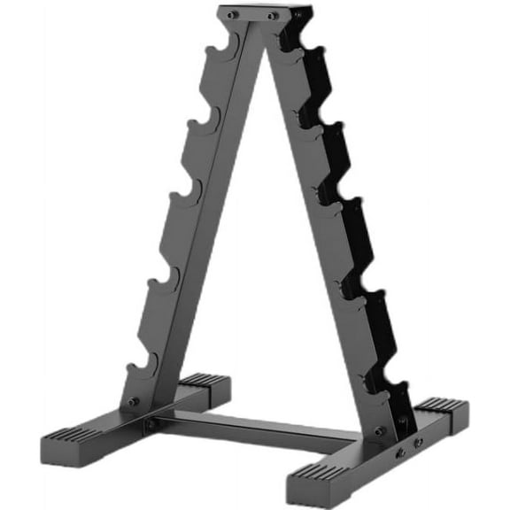 Zzistar 5Tier Frame-Style Dumbbell Stand，A-Frame Dumbbell Rack for Home Gym Space,600LBS