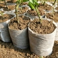 thumbnail image 5 of Namzi Plant Nursery Bags 4 x 4.7 inches 400PCS, Non-Woven Biodegradable Plant Grow Bags Fabric Seedling Starter Bags for Vegetable Flower Fruit Saplings Tree, Home Garden Supply, 5 of 5