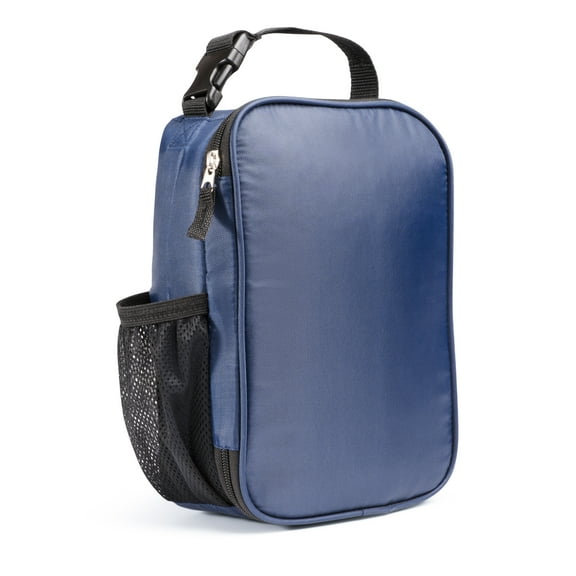 Your Zone Navy Insulated Polyester Reusable Lunch Bag