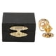 thumbnail image 2 of Broche Trompa Miniatura ANGGREK Decoración Realista Dorado, 2 of 8