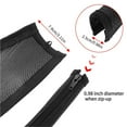 thumbnail image 3 of 1M 25mm Zipper Cable Sleeve Flexible Cable Management Organizer Braid Sleeve Wire Protection, 3 of 7