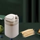 thumbnail image 3 of Dispensador automático de palillos de dientes, práctico, creativo, compacto, de plástico para gris, 3 of 9