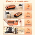 thumbnail image 3 of Injueey Banco de energía portátil ABS con batería de polímero de litio de 20 000 mAh y linterna solar Baterías de general, 3 of 6