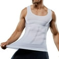 thumbnail image 6 of Lilvigor Men's Compression Tank Top Seamless Slimming Body Shaper Vest Shirt Shapewear Abs Abdomen Slim Gymwear, 6 of 7