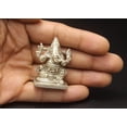thumbnail image 5 of 925 Silver Panchdhatu Ganesha Idol Traditional Hinduism Statue Idol Murti Sculpture, 5 of 5