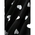 thumbnail image 4 of Lnzyyephy Women's Mid-Length Skirts, Heart Printed High Waist Mesh Vintage Style Skirts, Casual Simple Bottoms, 4 of 6