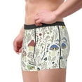 thumbnail image 4 of Balery Colorful Mushrooms and Plants Men's Boxer Briefs, Soft and Breathable Cotton Underwear with nylon Waistband-X-Large, 4 of 9