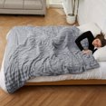 thumbnail image 5 of Dosaele Full-Size 72x84 Inches Electric Heated Blanket - Enjoy 4 Heat Levels  10-Hour Auto Shut-Off  Overheat Protection  and Machine Washable Convenience - Soft  Cozy  and Safe Gray Blan, 5 of 5