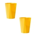 thumbnail image 1 of Oleegame 2PC Plastic Diamond Shaped Garbage Home Creative Large Bathroom Kitchen Ring Garbage Living Room Garbage Yellow, 1 of 6